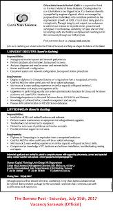 Cahya mata sarawak assures of a full and transparent investigation into the allegations involving mahmud abu bekir taib and the company's former chief information officer. Vacancy Cahya Mata Sarawak Vacancy Sarawak Official Facebook