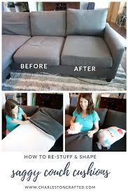 Couch pillows come in all shapes and sizes—literally. How To Stuff Sofa Cushions Give New Life To A Saggy Couch