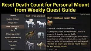 Using the change appearance button will consume a regular version of the coupon while clicking the premium horse appearance button will consume the premium coupon that also have a chance to gain addition. Reset Death Count For Personal Mount From Quest Time Stamp Subtitle Available Youtube