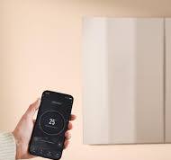 CREATE/WARM MIRROR IR/Calefactor infrarrojo de pared con WiFi espejo/Para  estancias de hasta 10m², control desde la app, protección IP24, acabado ...