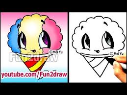 Fun2draw Snow Cone Fun2draw Cute Drawings Cartoon Drawings