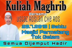 We did not find results for: Kuliah Maghrib Bersama Ustaz Masjid Permatang Tok Gelam Facebook