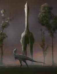 joven t rex y quetzalcoatlus paleoilustracion de mark witton prehistoric animals dinosaur sketch prehistoric creatures