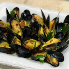 Moules De Bouchot A La Creme De Safran Plat Plat Moules Safran