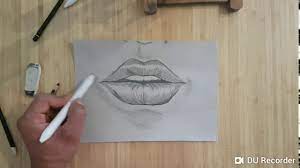 Tuto : Apprendre à dessiner... dessiner une bouche facilement - YouTube
