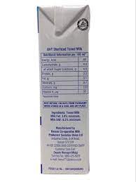 Pasteurized Nandini Goodlife Uht Toned Milk Tetra Pack 1ltr For Office Pantry Shelf Life 180 Days Rs 49 Piece Id 21687615797