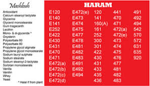 Halal certification strategic unit last updated: Printable Halal E Codes Card Simple Guide To Check Halal Ingredients Adlankhalidi