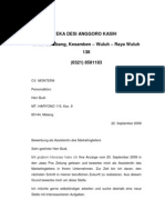 Nutze die vorlage, um dich inspirieren zu lassen. Beispiel Bewerbung