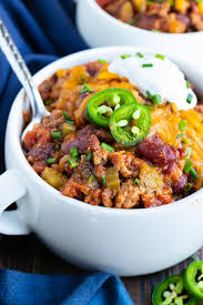 Place turkey, skin side down, in pot. Healthy Instant Pot Turkey Chili Recipe Evolving Table