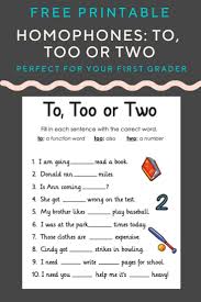 What S The Difference Between These Homophones With This Free Worksheet Your First Grader Will Determin Homophones Worksheets Homophones 2nd Grade Activities