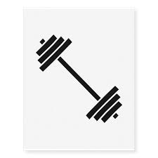 Dumbbells Temporary Tattoos Zazzle Com Fitness Tattoos Temporary Tattoos Dumbbell Tattoo