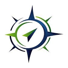  Stylish Flat Creative Compass Logo Design Concept Design Vector In 2021 Logo Design Compass Logo Vector Logo Design