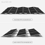 Sunevo Solar Panel Ballasted Mount Bracket Flat Roof ...