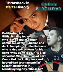 Philippine darts champion from Cagayan de Oro city