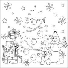Connect The Dots And Coloring Page With Christmas Tree Commercial Use Allowed Christmas Tree Drawing Christmas Coloring Pages Coloring Pages