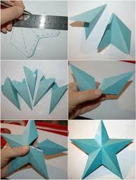 Origami Stern Selber Basteln Papier Weihnachten Anleitung Sterne Falten Weihnachten 3d Origami Stern Origami Sterne