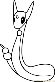 Dragonair Pokemon Go Coloring Page For Kids Free Pokemon Go Printable Coloring Pages Online For Kids Coloringpages101 Com Coloring Pages For Kids