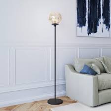Oula Mercury Glass Floor Lamp Black Floor Lamp Glass Floor Cool Floor Lamps