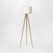 Delavan Metal Tripod Floor Lamp Brass Includes Energy Efficient Light Bulb Project 62 Size Lamp With Energy Efficient Light Bulb Brass Floor Lamp Floor Lamp Gold Floor Lamp