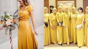 8 Inspirasi Gaun Bridesmaid Nuansa Kuning Yang Cerah Dan Elegan Bikin Penampilan Auto Berkelas