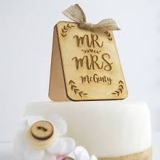 Find a range of wedding cake decorations, from traditional bride and groom wedding cake toppers and pillars to delicate sugarcraft flowers and. Personalised Wooden Wedding Cake Topper By Just Toppers Notonthehighstreet Com