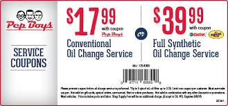 Span Class Light Pep Span Boys Conventional Oil Change Coupon 17 99 June 2015 Pep Boys Pep Oil Change