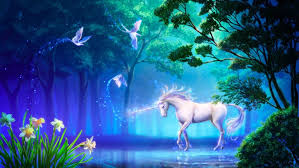 Search free desktop wallpapers on zedge and personalize your phone to suit you. Beautiful Unicorn In Forest Fantasy Computer Desktop Wallpapers Hd 2560x1600 Wallpapers13 Com