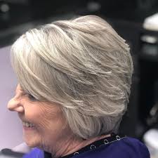 This is a good choice for an older woman who's not afraid to show off her features and draw plenty of attention to her cheeks, jaw line. 60 Popular Haircuts Hairstyles For Women Over 60