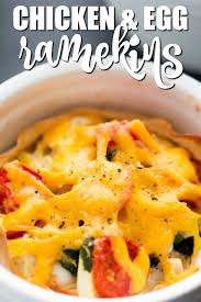 Chicken And Egg Ramekins Recipe In 2020 Breakfast Recipes Easy Easy Brunch Recipes Breakfast Recipes
