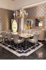 15 Stunning Home Decoration Ideas Inspired By Hollywood Glam Luxury Dining Luxury Dining Room Dining Room Glam