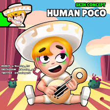 Poco guide in the brawl stars. Skin Idea Human Poco Brawlstars