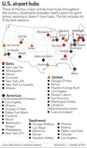 Us Airport Hubs 2014 Mapporn Detroit City Detroit News Major Airlines