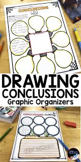 Drawing Conclusions Worksheets Paper Digital Reading Graphic Organizers In 2020 Drawing Conclusions Graphic Organizers Drawing Conclusions Activity