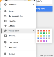 Color Code And Organize Your Google Drive Ladybug Teacher Files Teacher Math Folders