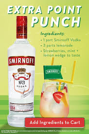 Smirnoff Extra Point Punch Drinks Alcohol Recipes Alcohol Drink Recipes Alcohol Recipes