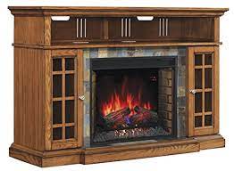 Installing an electric fireplace tv stand is easier than installing a regular fireplace. Classicflame 28mm6307 O107 Lakeland Tv Stand For Tvs Up To 65 Premium Oak Electric Fireplace Insert Sold Separately Farmhouse Goals