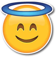 Magnet Me Up Halo Angel Emoticon Magnet Decal, 5 Inch Round, Cute  Self-Expression Decorative Magnet for Car, Truck SUV, Or Any Other Magnetic  Surface