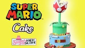 To make the hat, cut a crescent shape out of the other round cake. Super Mario Cake Youtube