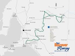 Satellite murray river map (prince edward island / canada). South Australia Mighty Murray Way Darling River Run