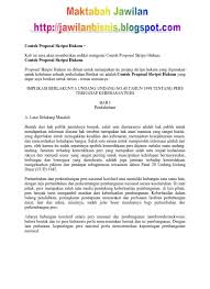 A case of the clash between media indonesia and vivanews in munas golkar 2009. Top Pdf Contoh Proposal Skripsi Hukum Docx 123dok Com