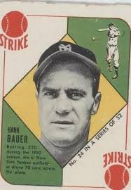 1969 Topps Hank Bauer Oakland Athletics #124 Fair Condition