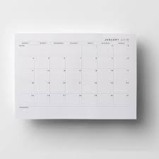 50 Off 2016 Monthly Planner A4 Printable Planner Super Clean And Simple Minimalistic Design With Notes And Printable Planner Writing Paper Template Planner