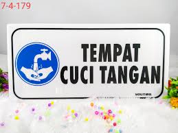 Mencuci tangan yg benar bisa membantu kita terhindar dari berbagai penyakit?sambil menunggu video terbaru kami. Sign Board Acrylic Label Tulisan Akrilik Tempat Cuci Tangan Lazada Indonesia