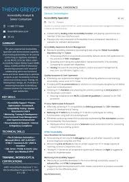 Capable of evaluating the functionality of a software application, writing and implementing test cases to find bugs and to. Free Accessibility Specialist Resume Sample 2020 By Hiration
