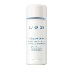LANEIGE Mini Cream Skin Toner & Moisturizer, 2-in-1 Amino Acid Rich Liquid,  Korean Skincare Face Care, 1.6 fl. oz. - Walmart.com