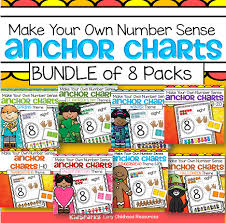 Numbers 1 10 Make Your Own Anchor Charts Bundle Of 8 Packs