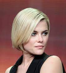 Rachael Taylor Haircut Side Parted Stacked Bob Haircut Getty Images Rachael Taylor Stacked Bob Haircut Bobs Haircuts