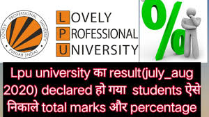 Copy and paste this code into your blog or website: Lpu University Percentage Calculation University Result University Marks