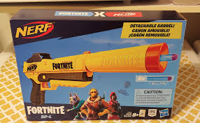 The nerf fortnite sp l blaster is inspired by the blaster used in fortnite, replicating the look and colors of the one from the popular video game! Nerf Fortnite Sp L Reviews In Toys Familyrated