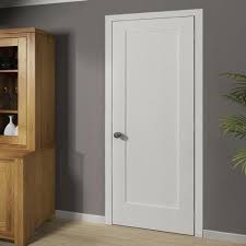 Kimberly Bay 18 In X 80 In Shaker 1 Panel White Solid Core Wood Interior Door Slab Dpsha1w18 The Home Depot In 2021 White Interior Doors Doors Interior Modern Replacing Interior Doors